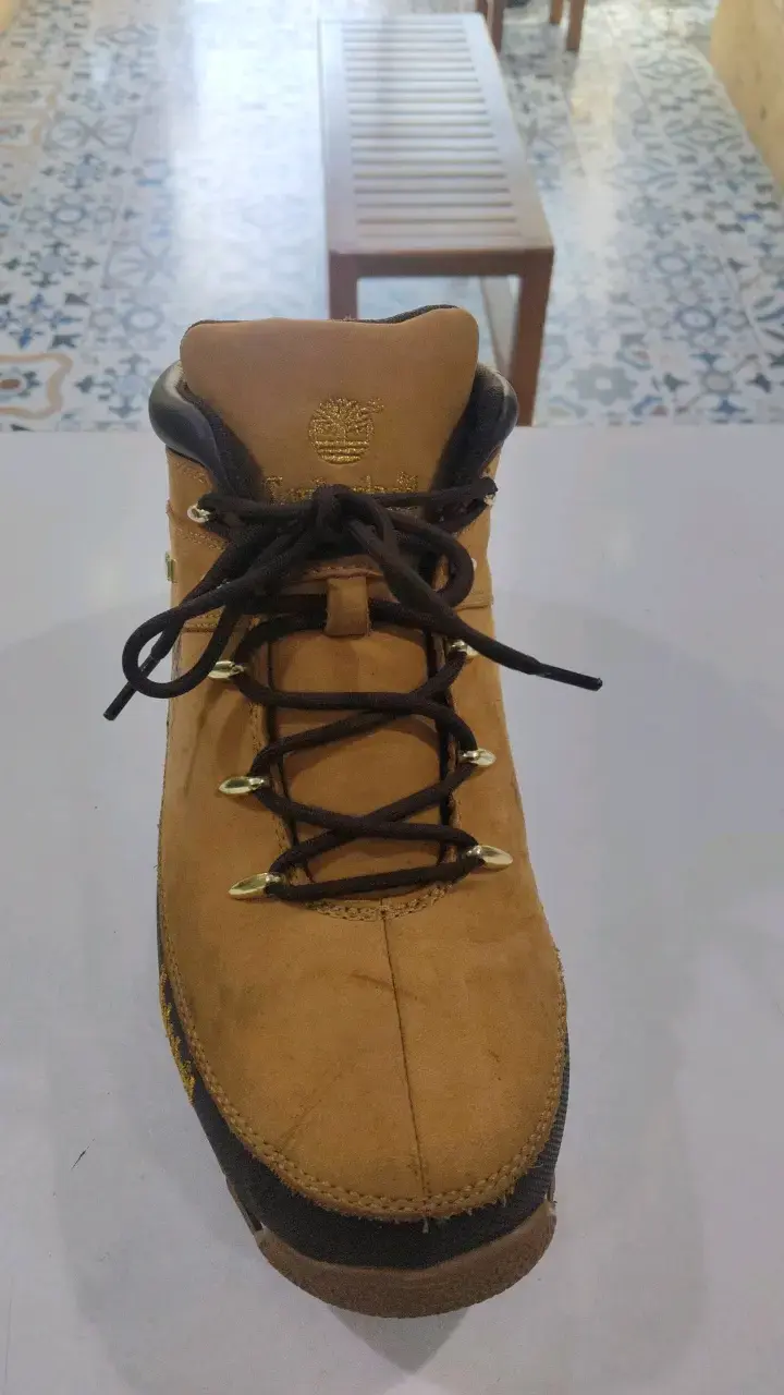 Botas de cuero Timberland marrón unisex - 2