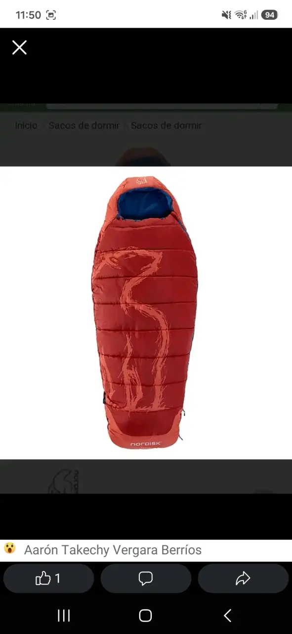 Saco de Dormir Infantil Nordisk Puk Junior - 1