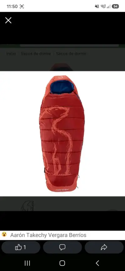 Saco de Dormir Infantil Nordisk Puk Junior - miniatura 1