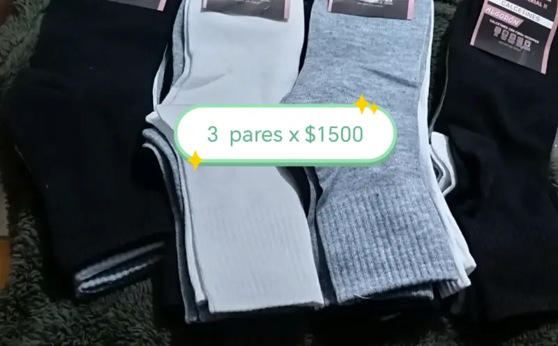 Pack de calcetines de algodón y cobre