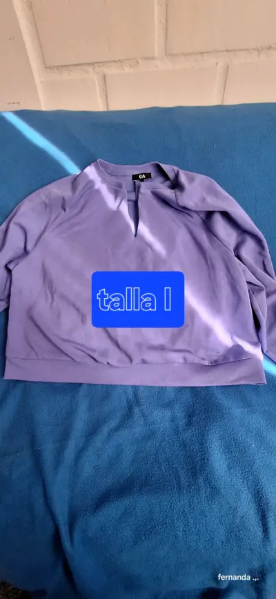 Polerón Morado Talla L para Mujer - miniatura 1