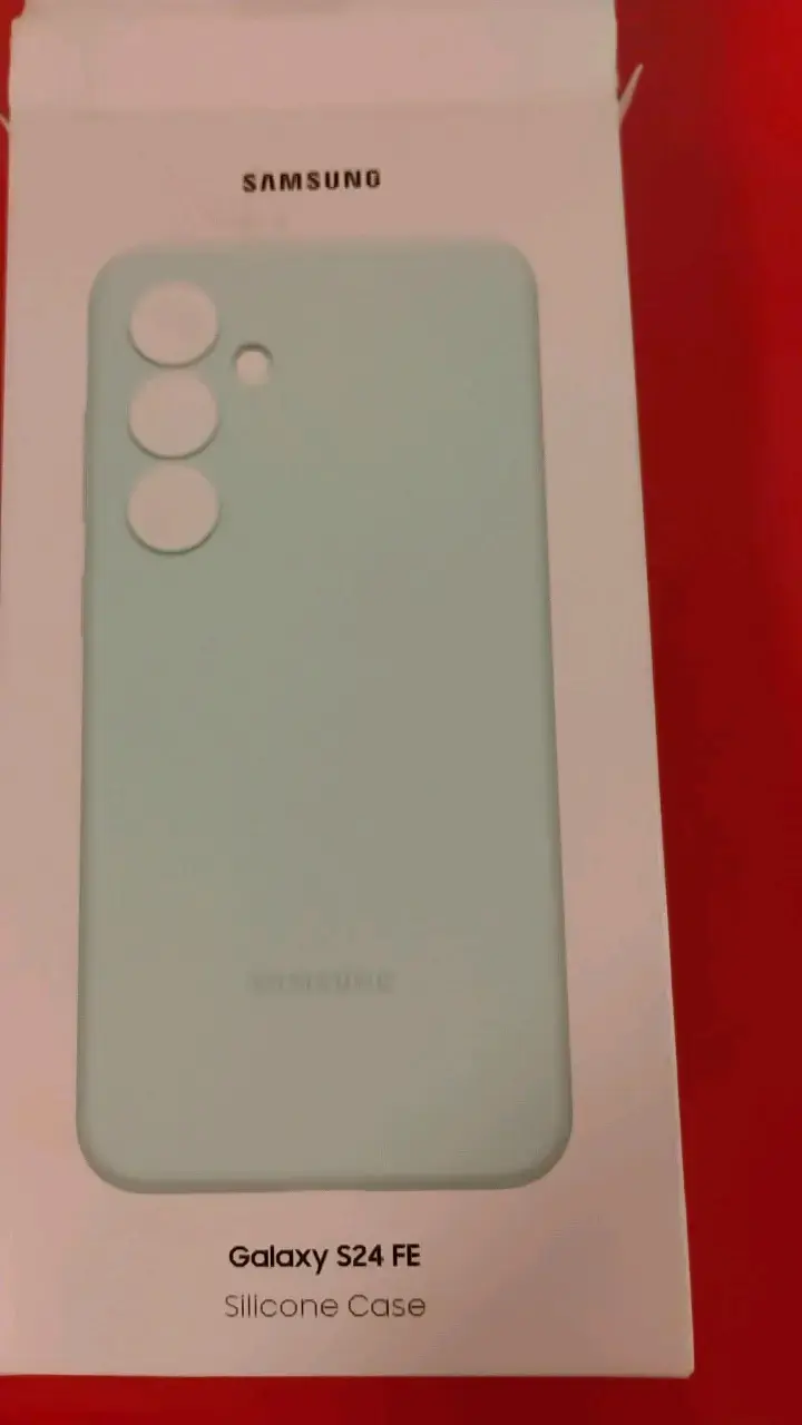 Funda de silicona Samsung Galaxy S24 FE verde - 2