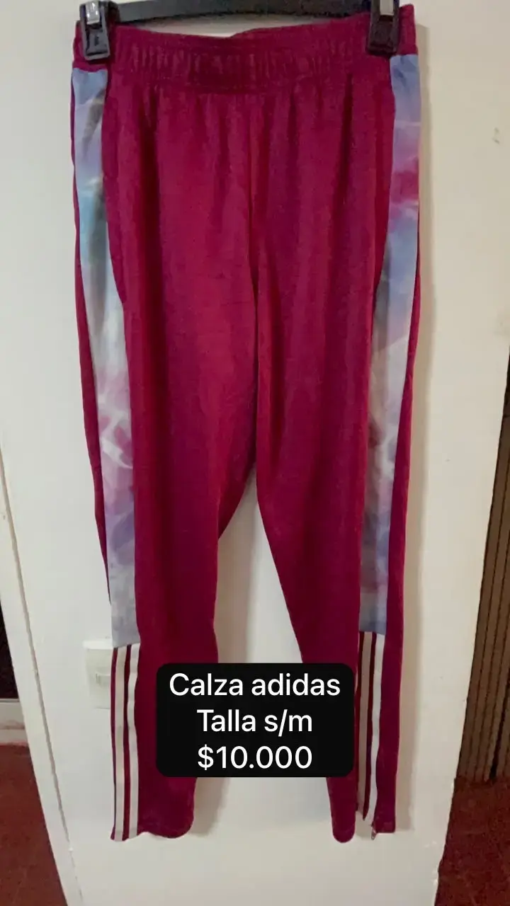 Calzas deportivas Adidas rojas talla S/M