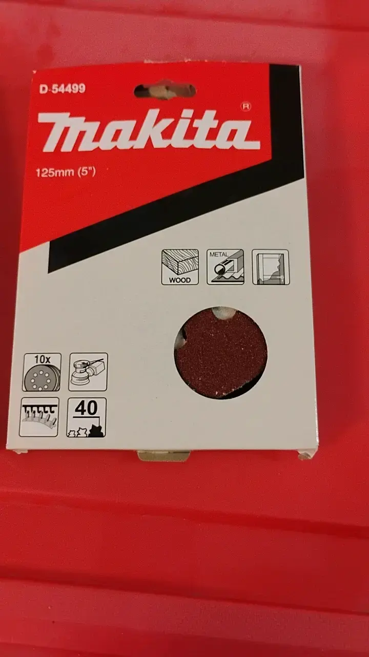 Discos de lijado Makita 125mm grano 40 - 1
