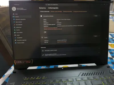Laptop ASUS TUF Gaming con pantalla 144Hz - miniatura 4