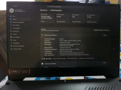 Laptop ASUS TUF Gaming con pantalla 144Hz - miniatura 5