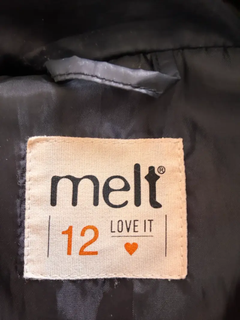 Chaleco acolchado negro Melt talla 12 - 2
