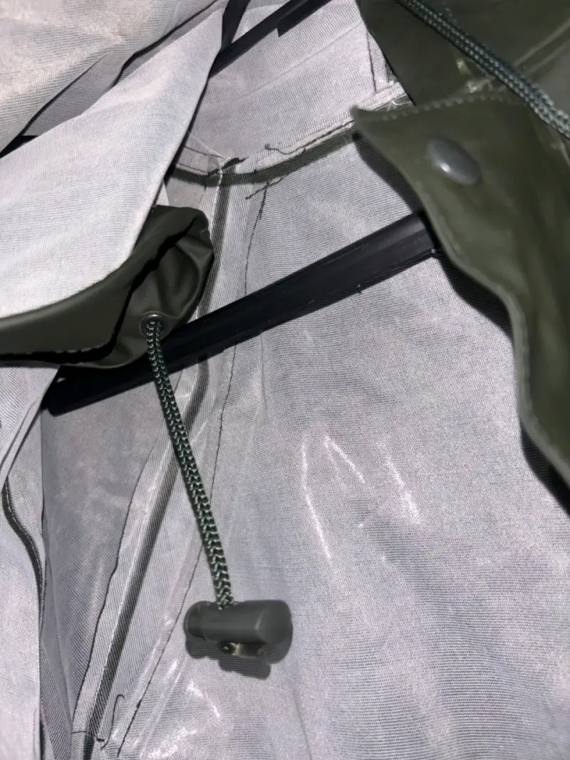 Capa impermeable verde  Poncho para el Agua - 5