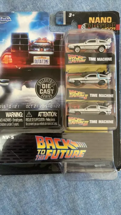 Set de Autos Nano Hollywood Rides Back to the Future - miniatura 1