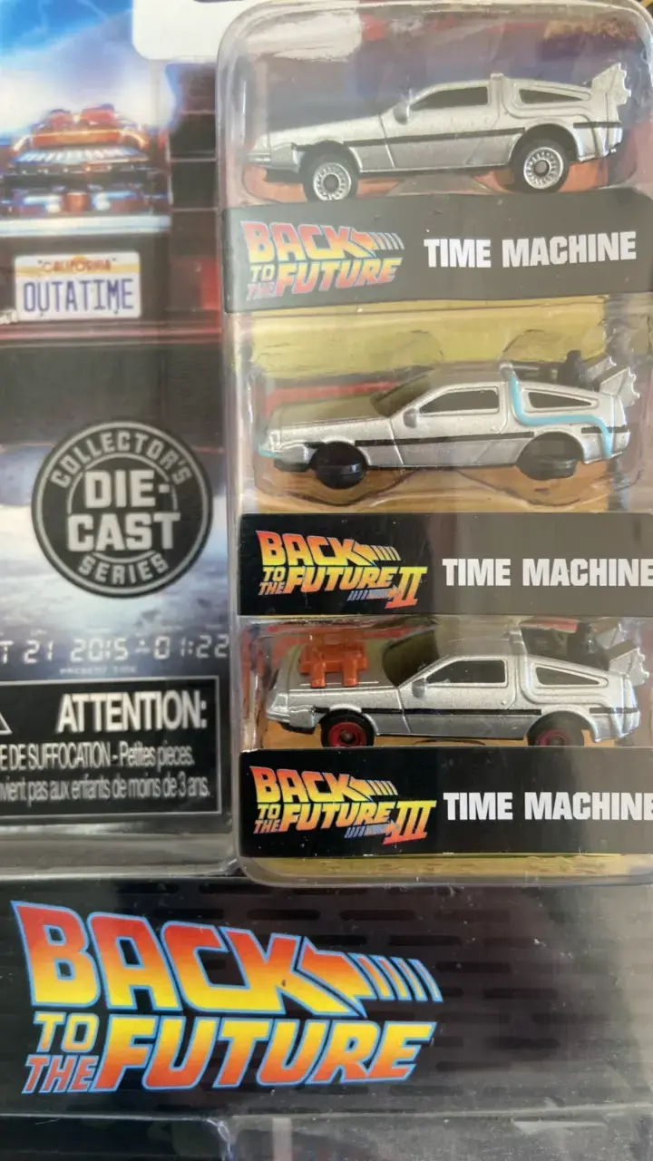 Set de Autos Nano Hollywood Rides Back to the Future - 2