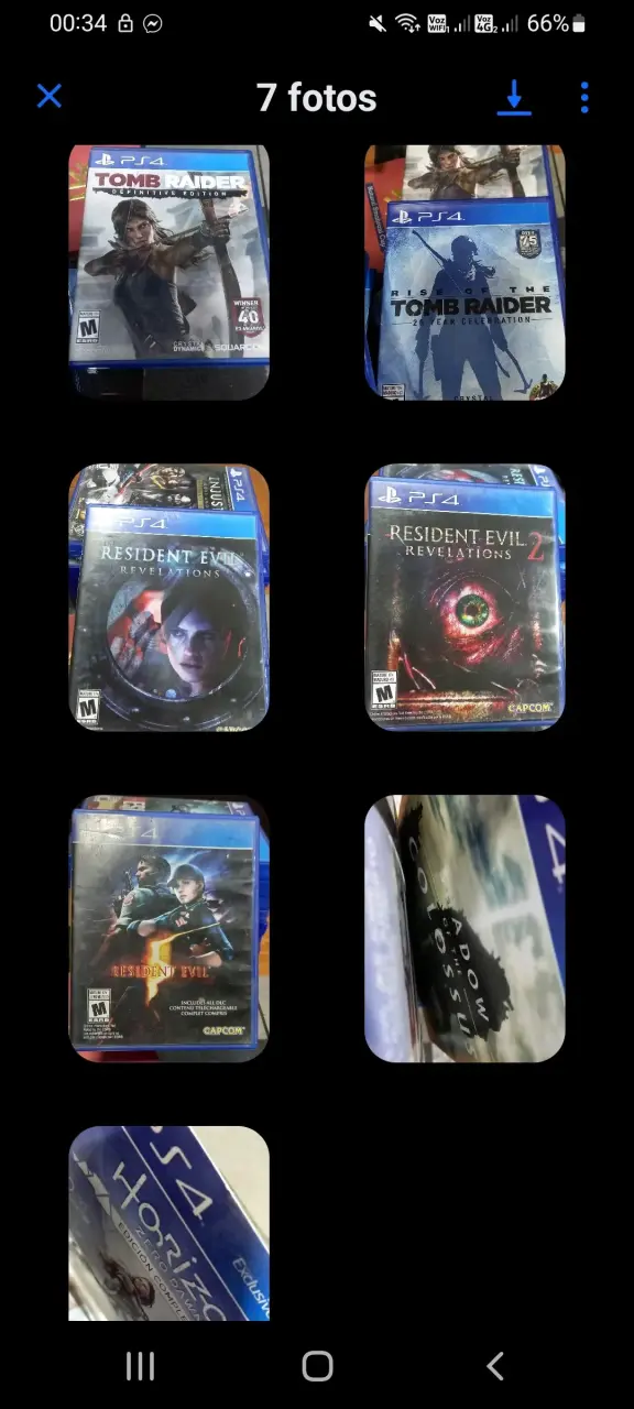 Juegos PS4 Tomb Raider y Resident Evil - 1
