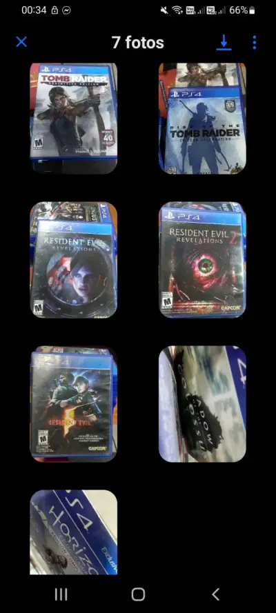 Juegos PS4 Tomb Raider y Resident Evil - miniatura 1