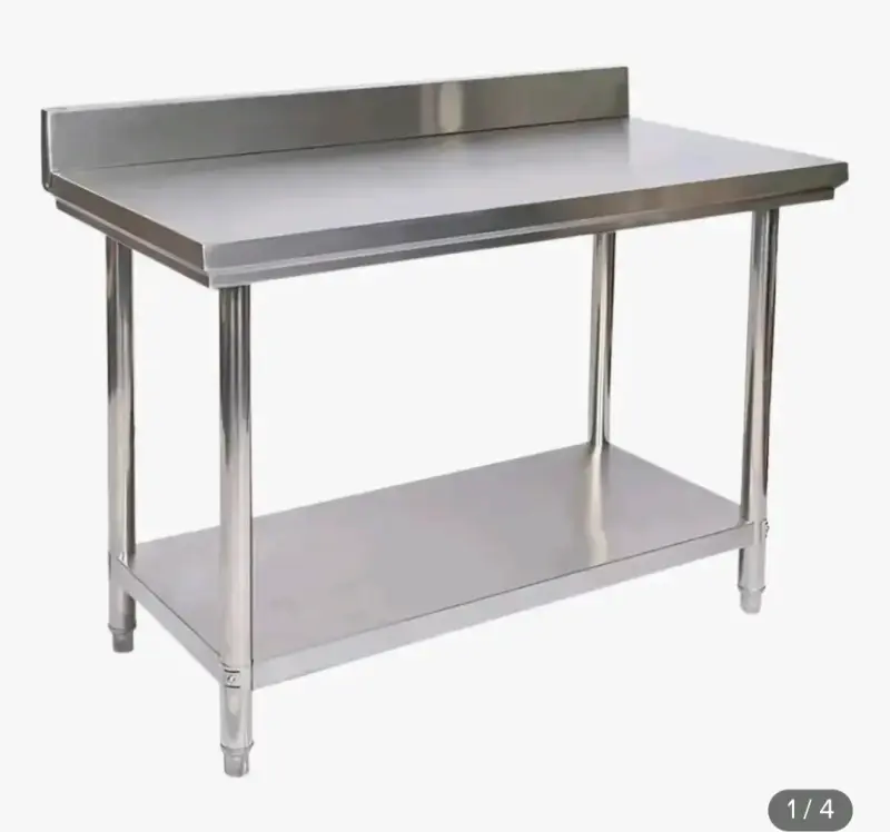 Mesa de trabajo de acero inoxidable