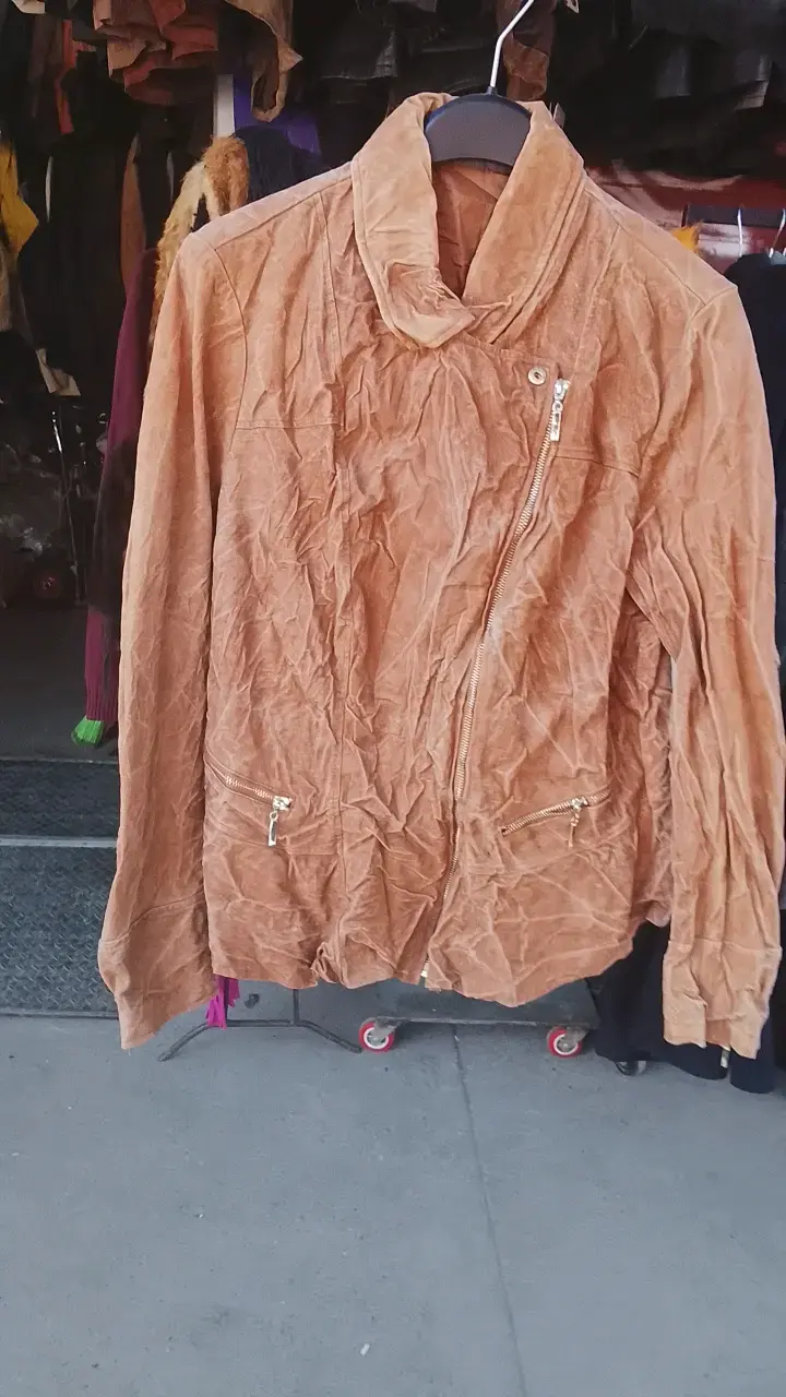 Chaqueta de cuero negra para hombre - 6