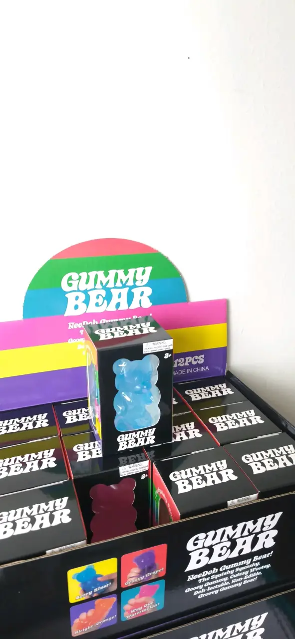 Juguete antiestrés Gummy Bear colores surtidos
