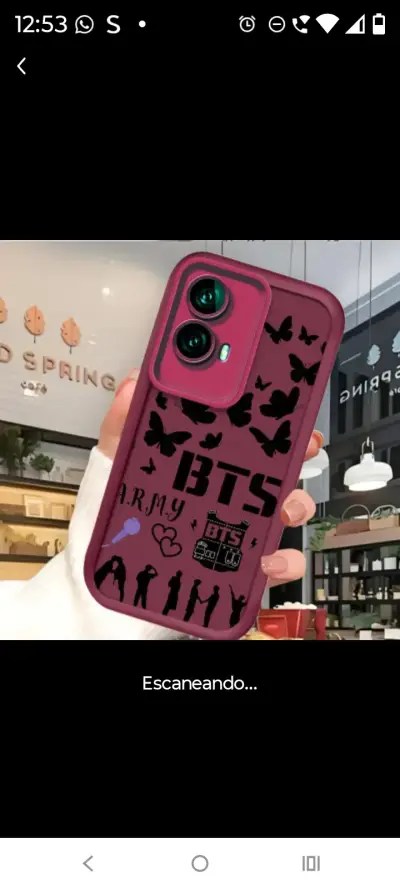Funda para celular BTS diseño mariposas - miniatura 2