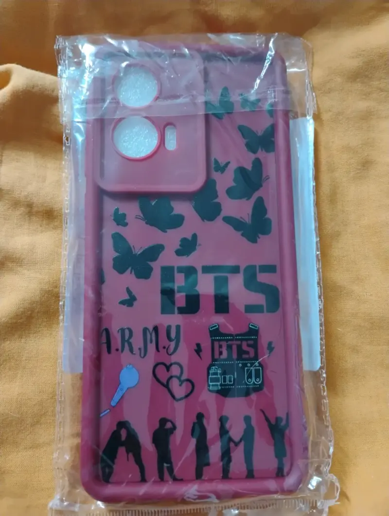 Funda para celular BTS diseño mariposas - 3