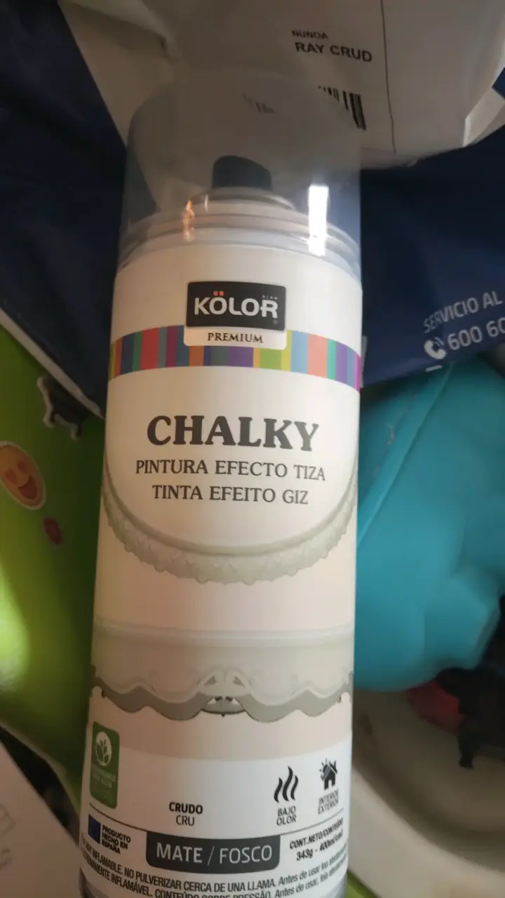 Pintura efecto tiza Kolor Chalky crudo - 2