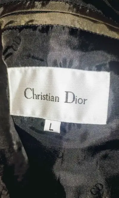 Abrigo Hombre Christian Dior Negro talla L - miniatura 1