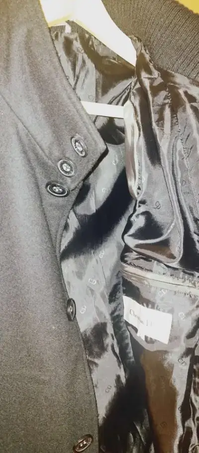 Abrigo Hombre Christian Dior Negro talla L - miniatura 5