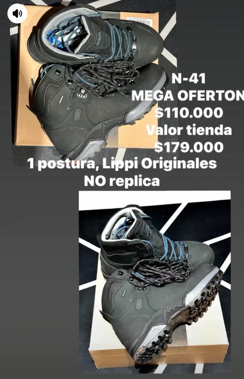 Botas de montaña Lippi originales talla 41