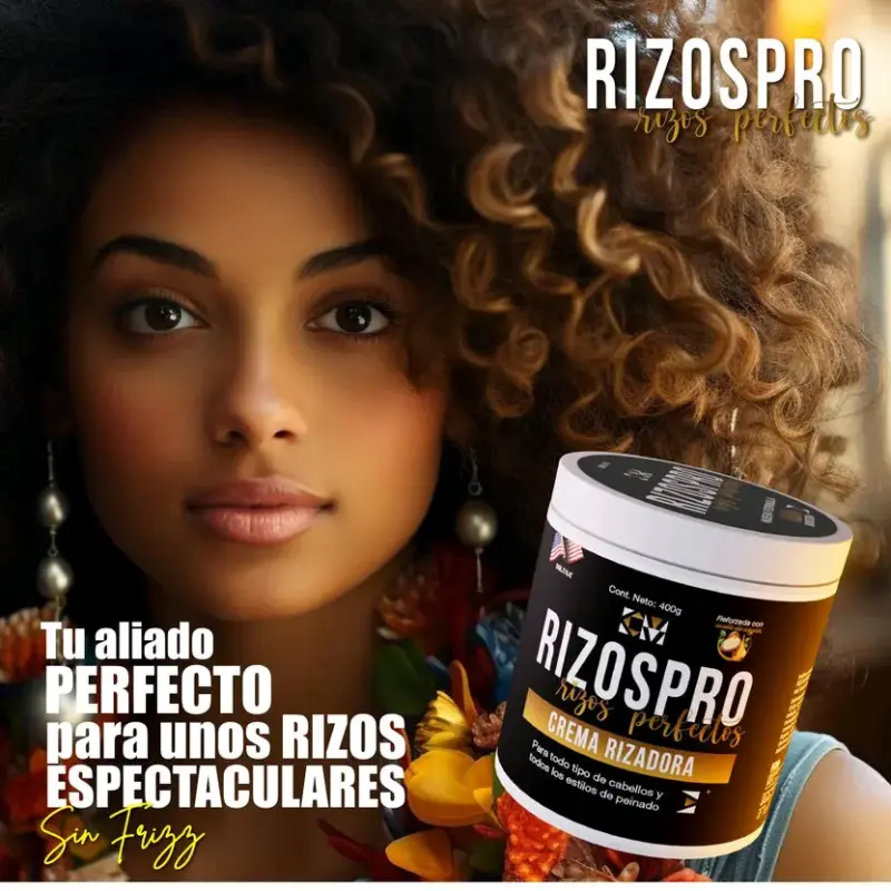 Crema Rizospro para rizos perfectos sin frizz