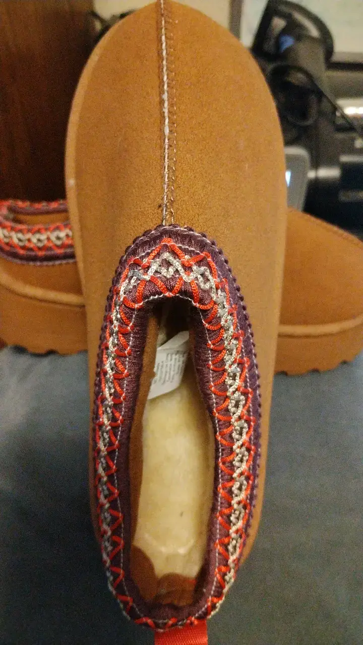 Pantuflas de invierno con diseño étnico - 2