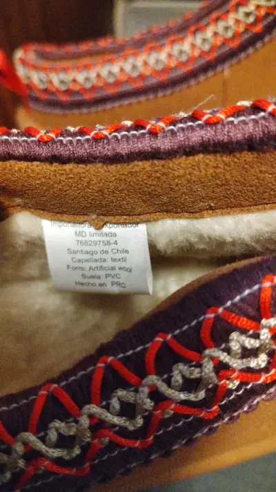 Pantuflas de invierno con diseño étnico - miniatura 3