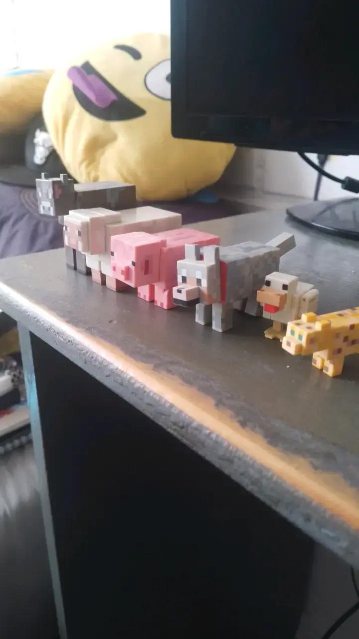 Figuras de Animales Minecraft en Miniatura - 1