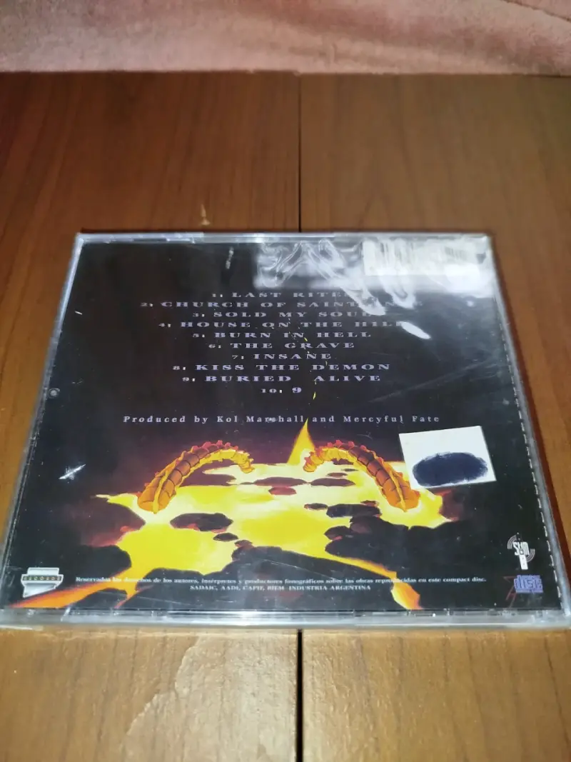CD Mercyful Fate 9 Álbum de Heavy Metal - 2