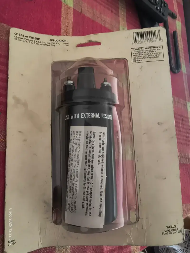 Bobina de encendido Chrysler Wells c838 - 2