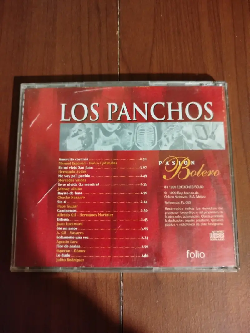 CD Los Panchos Pasión Bolero - 2