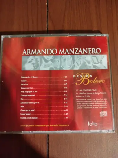 CD Armando Manzanero Pasión Bolero - miniatura 2