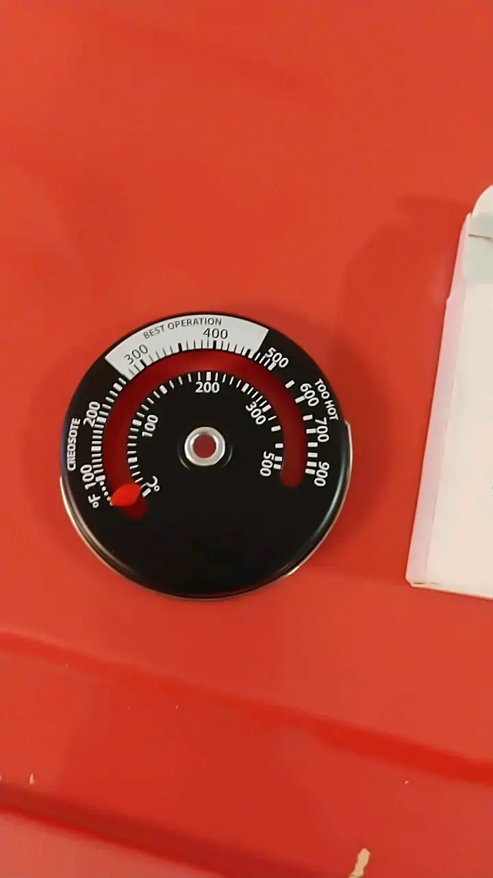 Termómetro magnético para estufa de leña - 1