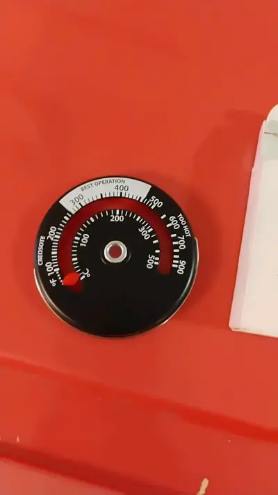 Termómetro magnético para estufa de leña - miniatura 1