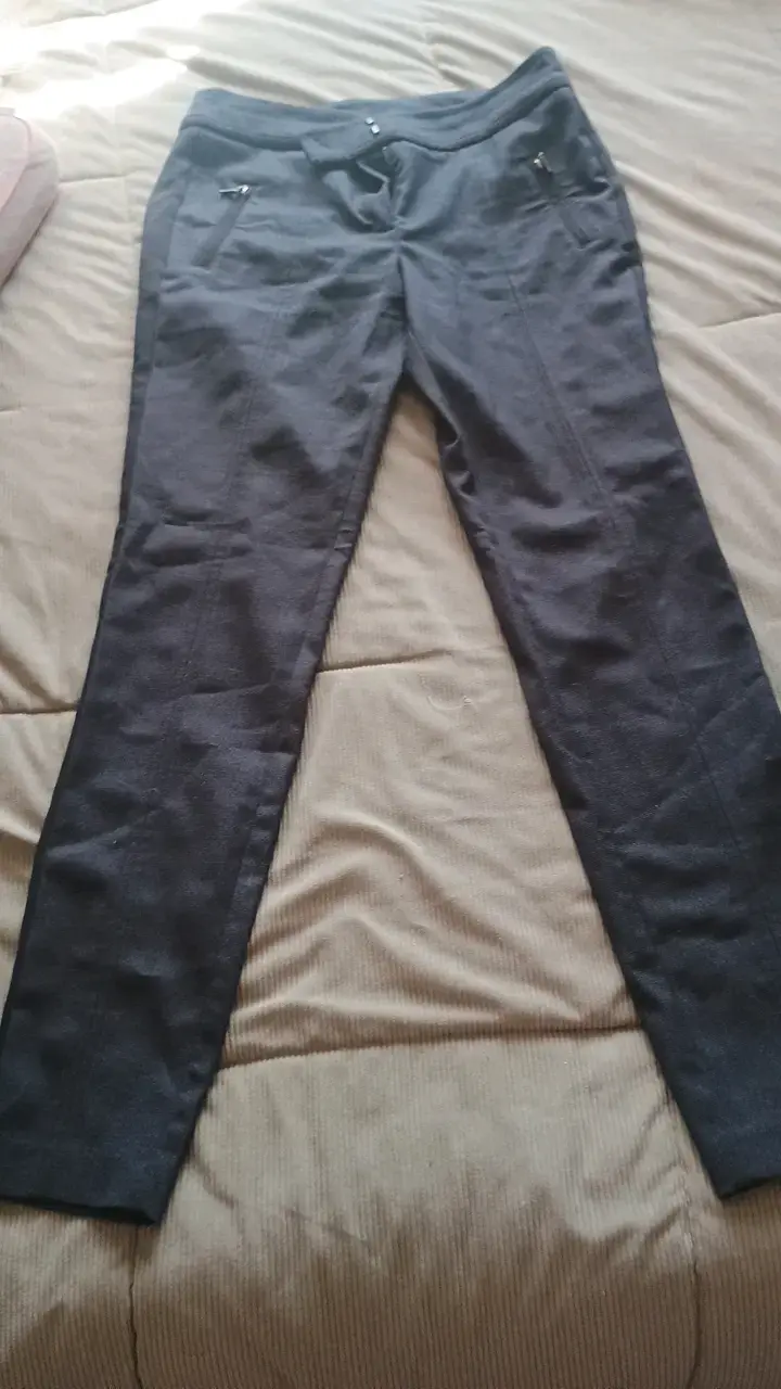 Pantalones negros ajustados talla 36 - 3