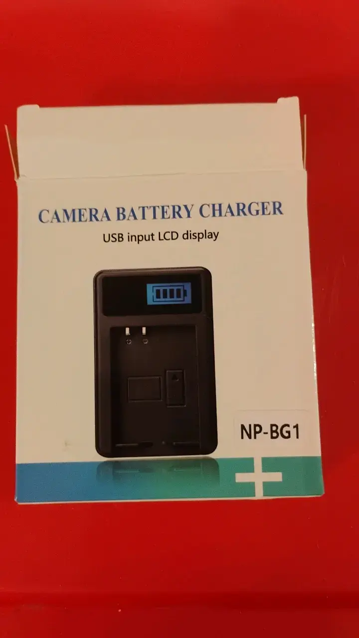 Cargador de Batería para Cámara con Pantalla LCD - 1