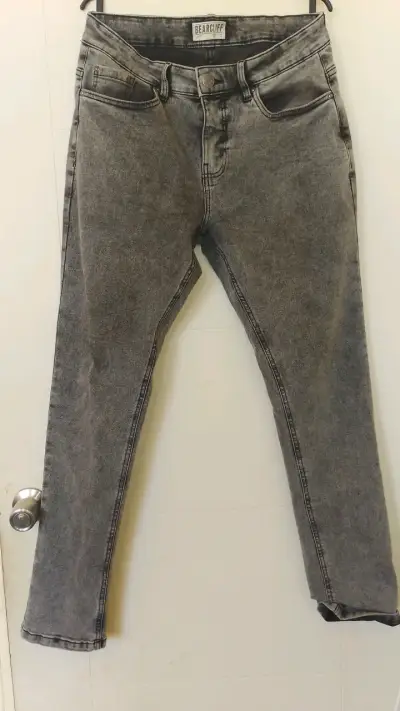 Jeans gris oscuro Bearcliff Slim Fit - miniatura 1