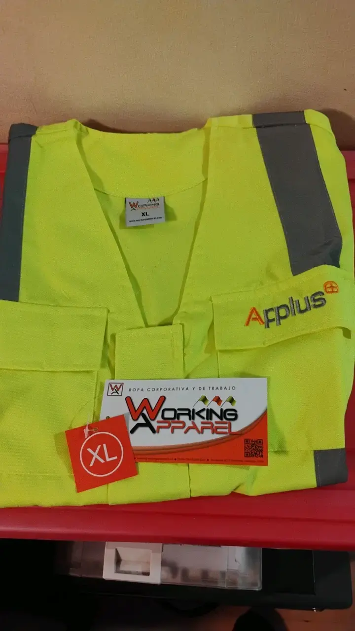 Chaleco reflectante amarillo talla XL Working Apparel - 1