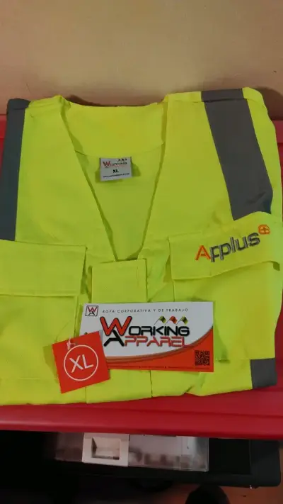 Chaleco reflectante amarillo talla XL Working Apparel - miniatura 1