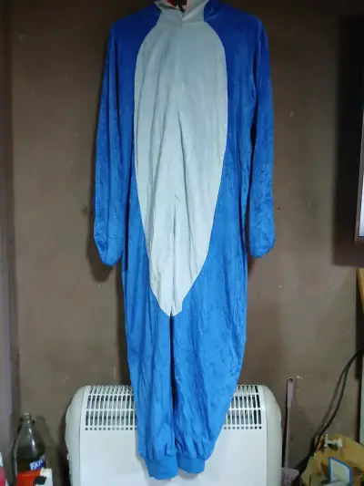 Disfraz de tiburón azul talla S-M - miniatura 1