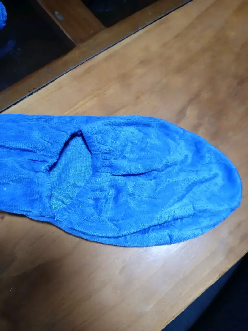 Disfraz de tiburón azul talla S-M - 4
