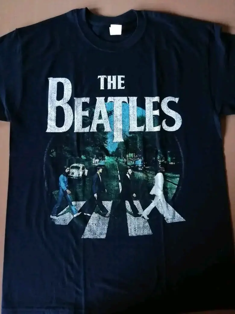 Polera negra The Beatles Abbey Road - 1