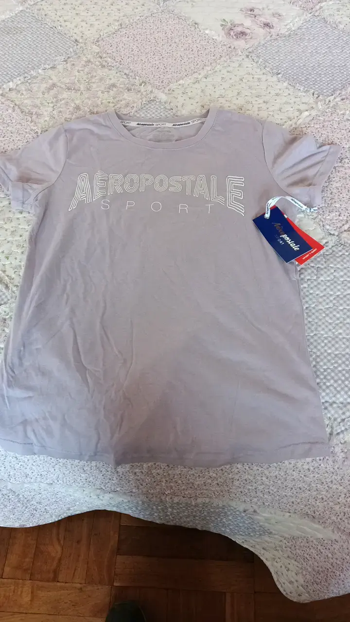 Polera Aeropostale Sport color lila - 1