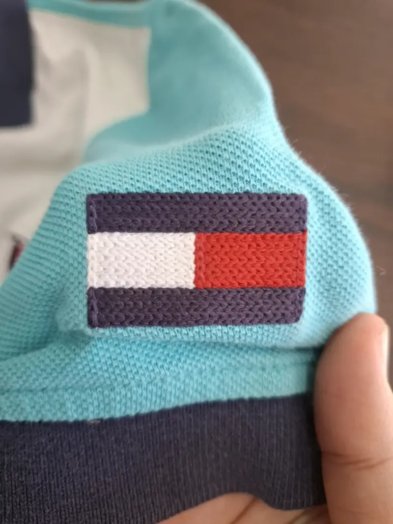 Polera Polo Tommy Hilfiger Azul Rayas - 4