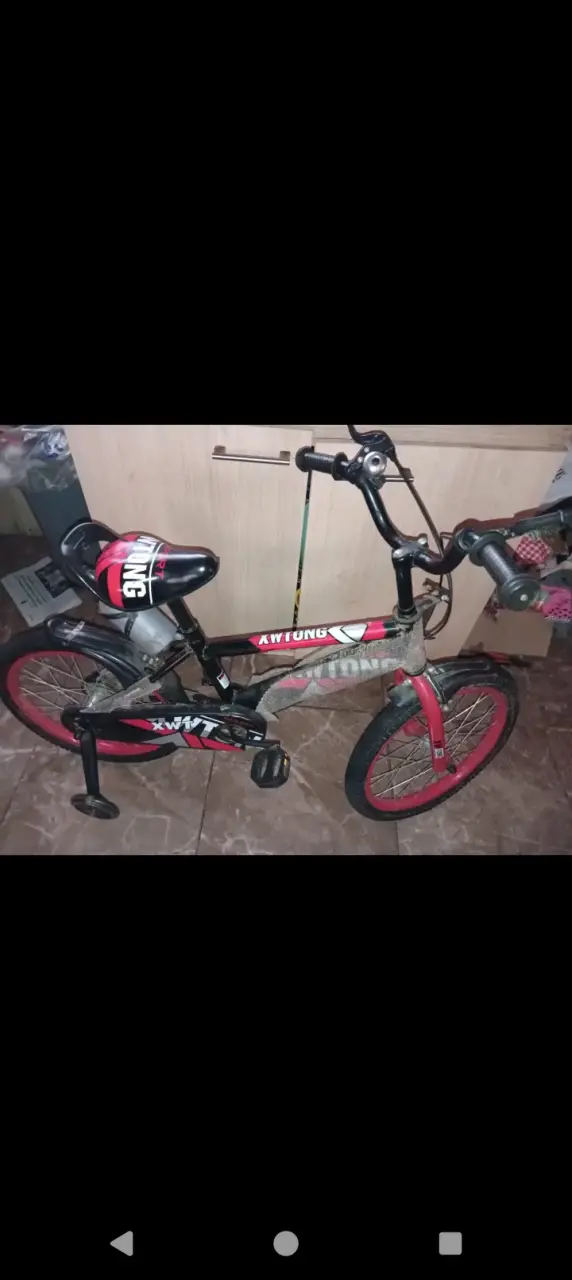 Bicicleta infantil XWTong con ruedas de apoyo - 1