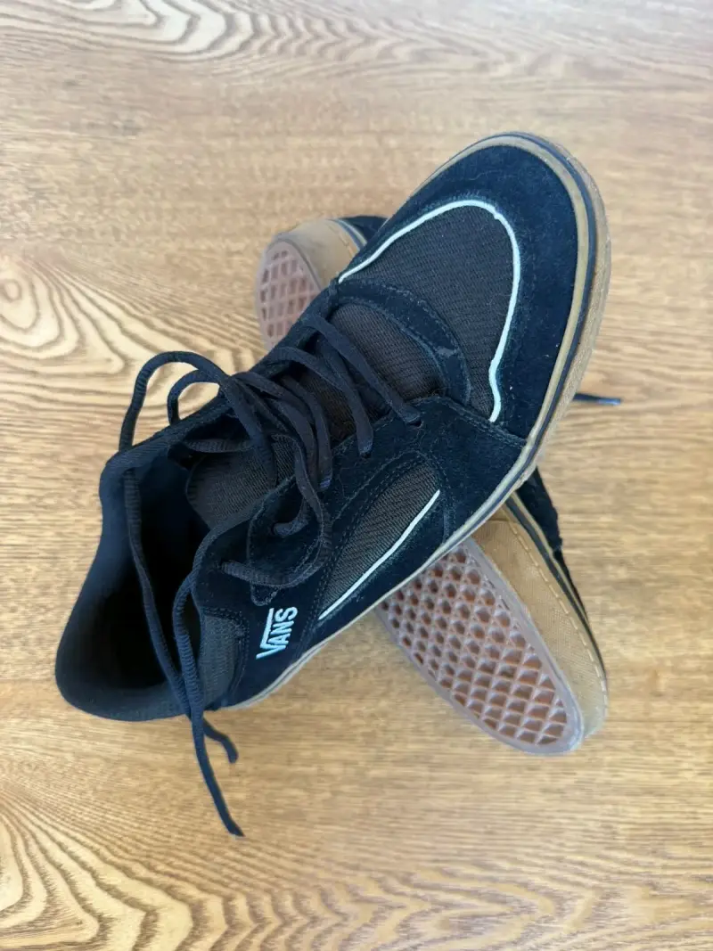 Zapatillas negras Vans de skate en buen estado - 3