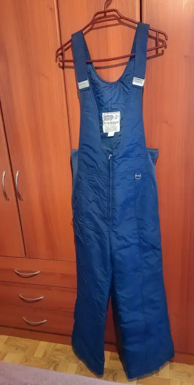 Overol de esquí azul para mujer Profile - miniatura 1