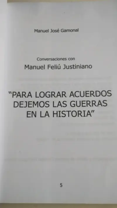 Libro 'Para Lograr Acuerdos Dejemos Las Guerras' - miniatura 2