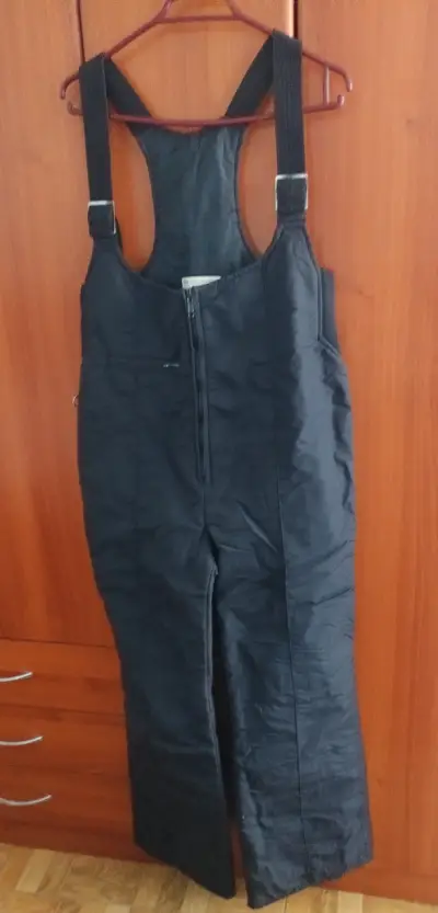 Pantalones de nieve negros para invierno - miniatura 1